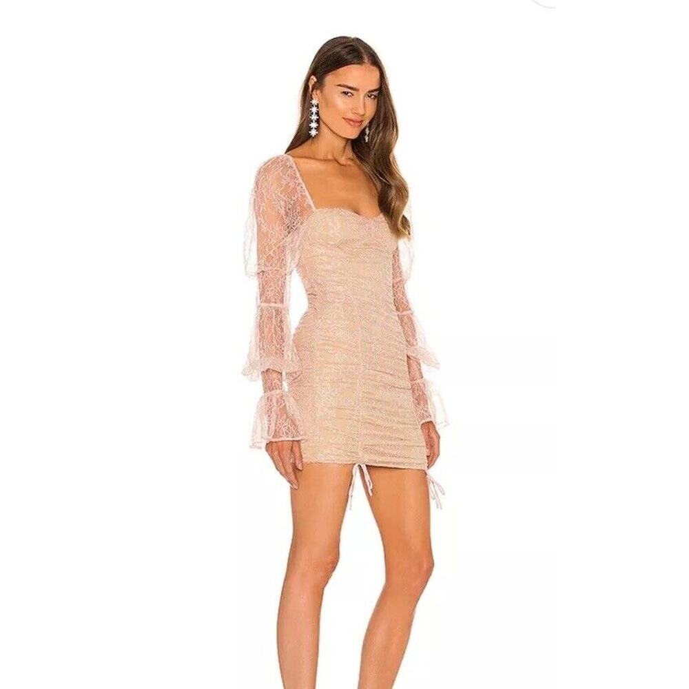 Michael Costello Pink Mini Dress